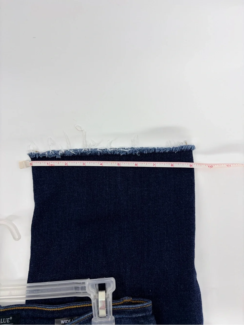 Judy Blue Women's Dark Wash High-Rise Cropped Wide Leg Jeans - Sz 11